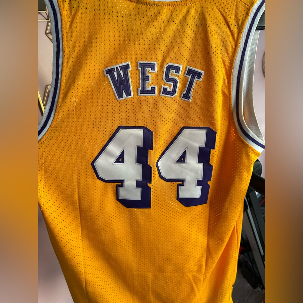 Jerry West lakers jersey